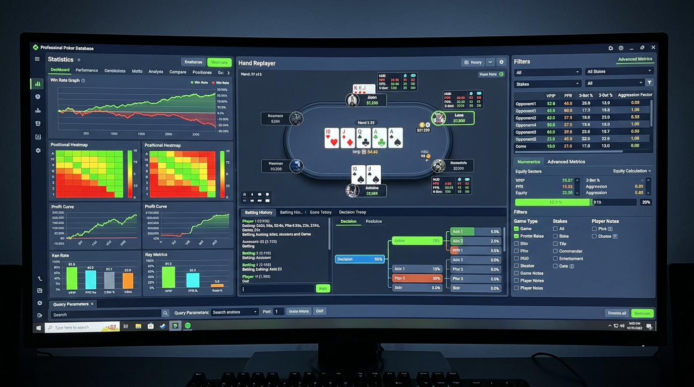 Poker Database Software Comparison: PT4 vs HM3 vs DriveHUD vs Hand2Note