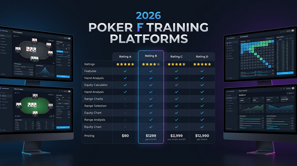 Poker Training Software Comparison 2026: What I Actually Use